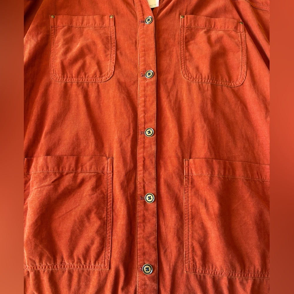 NWT Anthropologie Pilcro Corduroy Duster Shacket - Picture 14 of 16